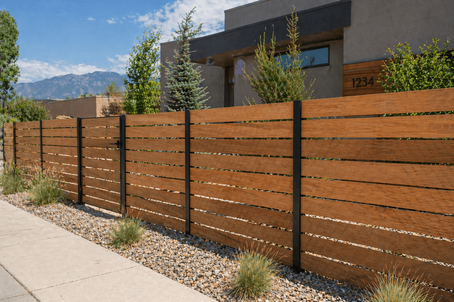 Albuquerque fence company wood fence installation